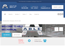 Tablet Screenshot of ablemech.com